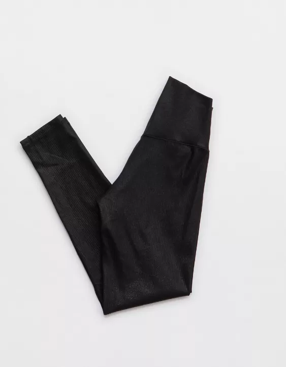 OFFLINE By Aerie Real Me XTRA Rib Foil Legging - Image 4