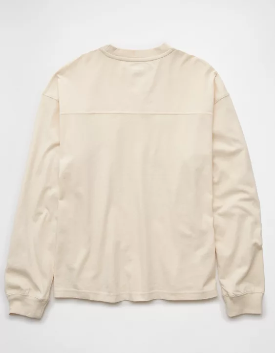 AE Long-Sleeve Boxy Sueded Jersey T-Shirt - Image 4