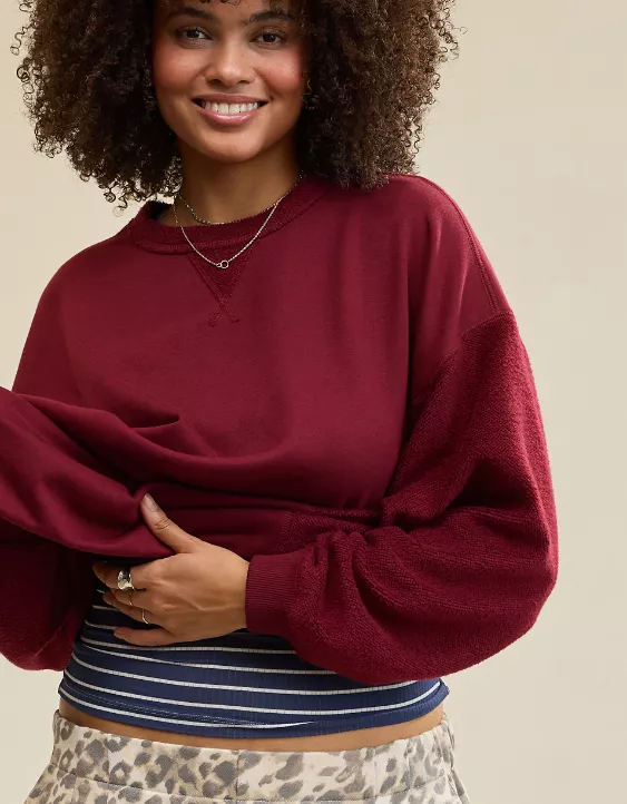 Aerie Très Chic Chenille Sweatshirt - Image 5