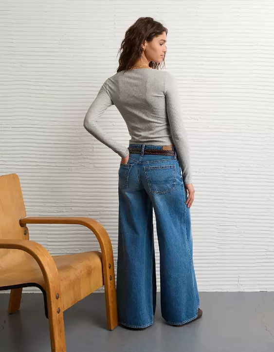 AE Long Sleeve Boatneck Baby Tee - Image 2