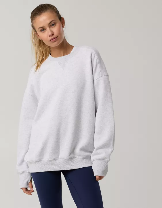 OFFLINE By Aerie Cloud Fleece Oversized Crewneck Sweatshirt - Image 2