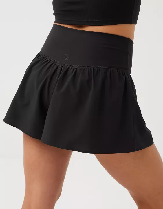 OFFLINE By Aerie Real Me Crossover Flowy Short - Image 3