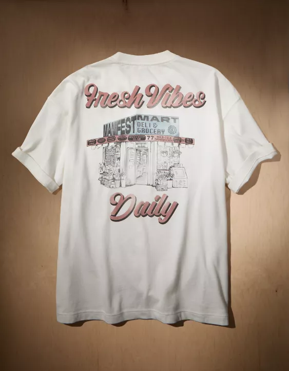 AE x Tru Kolors Fresh Vibes Daily Graphic T-Shirt - Image 4