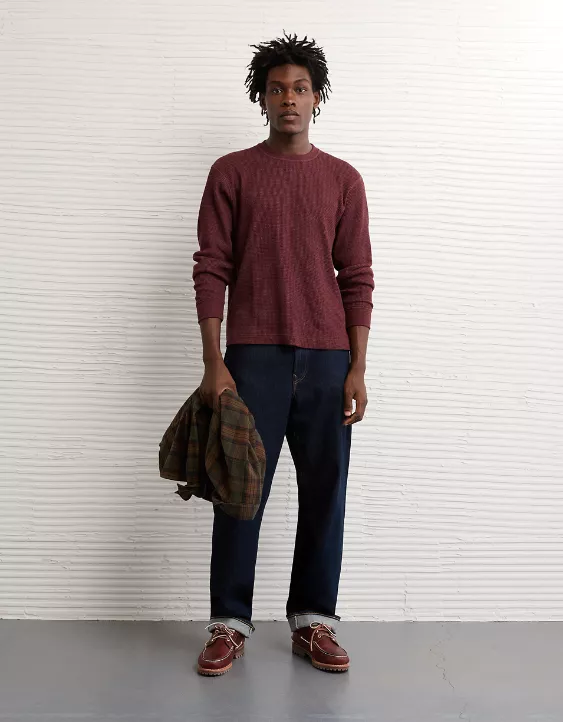 AE Cozy Waffle Thermal T-Shirt - Image 5