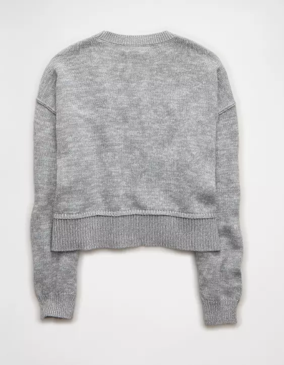 AE Texas Longhorns Cropped Sweater - Image 4