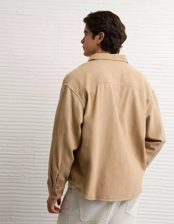 AE Boxy Flannel Shirt - Image 2