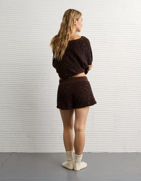 AE High-Waisted Big Hug Waffle Short - Image 2