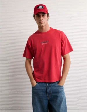AE Boxy Georgia Bulldogs Graphic T-Shirt