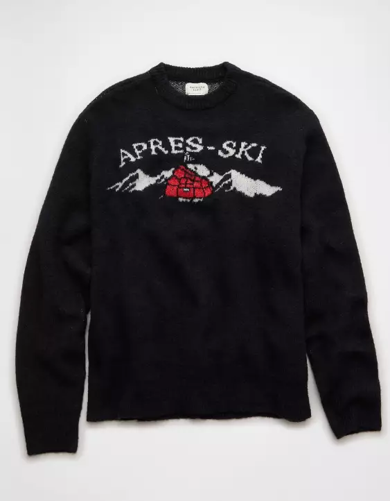 AE Cozy Cabin Snoopy Sweater - Image 3