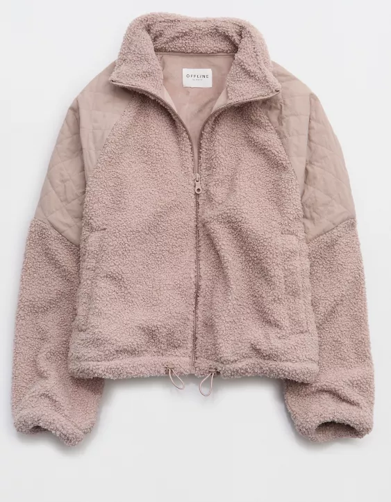 OFFLINE By Aerie Fluff Love Full Zip Jacket - Image 4