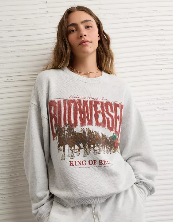 AE Budweiser Graphic Sweatshirt - Image 5