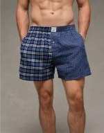 AEO Stretch Plaid Classic Boxer Short