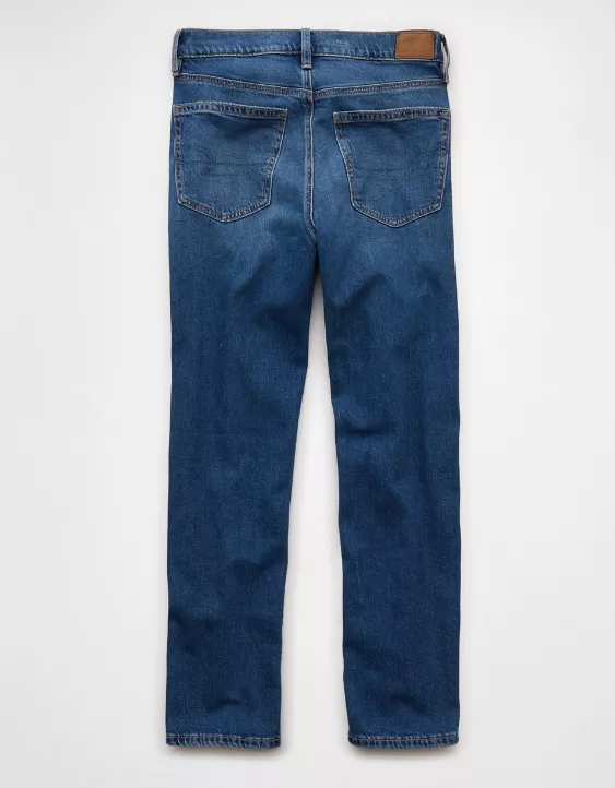 AE Stretch Super High-Waisted Ankle Straight Jean - Image 4