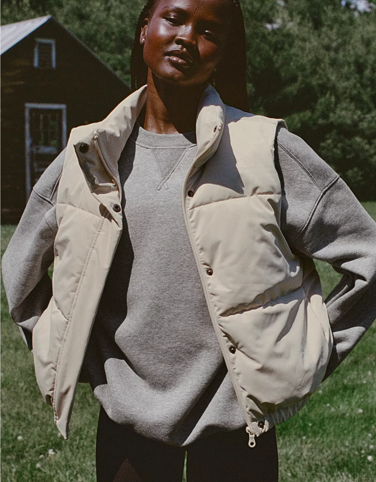 OFFLINE By Aerie Cloud Fleece Oversized Crewneck Sweatshirt