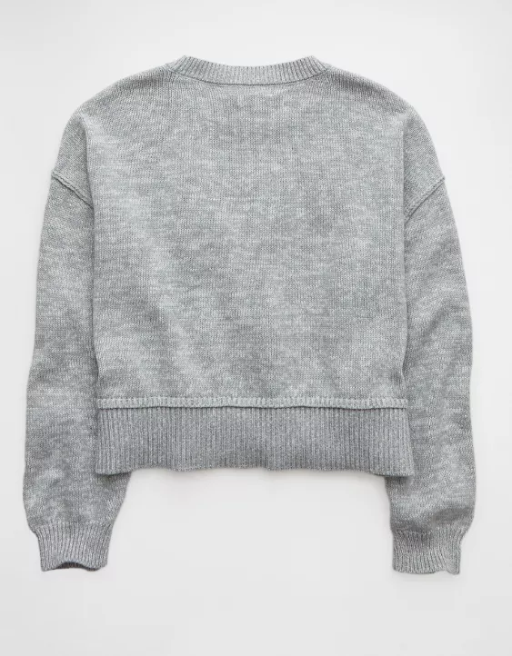 AE Georgia Bulldogs Cropped Sweater - Image 4