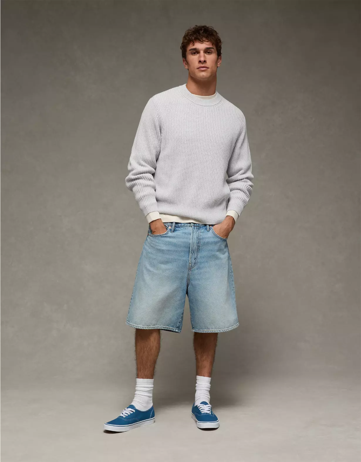 AE Fisherman Crew Neck Sweater