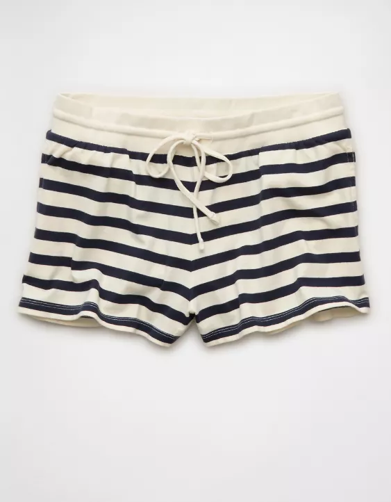 AE Stretch High-Waisted Fleece Shortie - Image 3