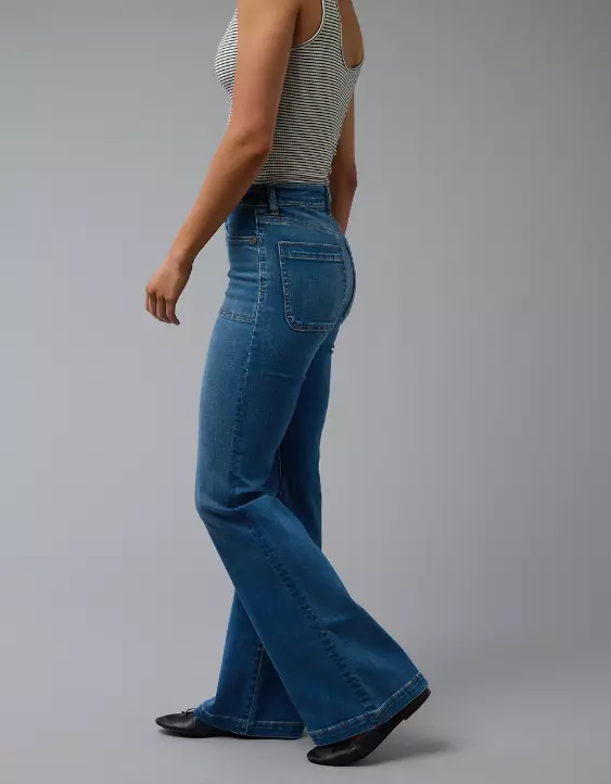AE Next Level Super High-Waisted Flare Jean - Image 5