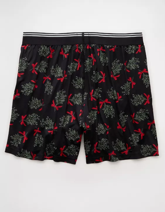 AEO Men's Ultra Soft Mistletoe Pocket Boxer Short - Image 4