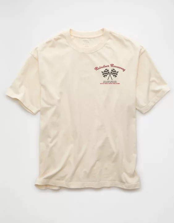 AE Boxy Reindeer Raceway Graphic T-Shirt - Image 3