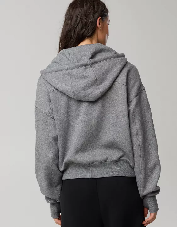 OFFLINE By Aerie Cloud Fleece Classic Full Zip Sweatshirt - Image 2