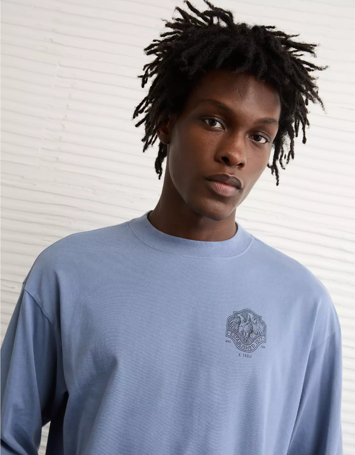 AE Boxy Long Sleeve Graphic T-Shirt