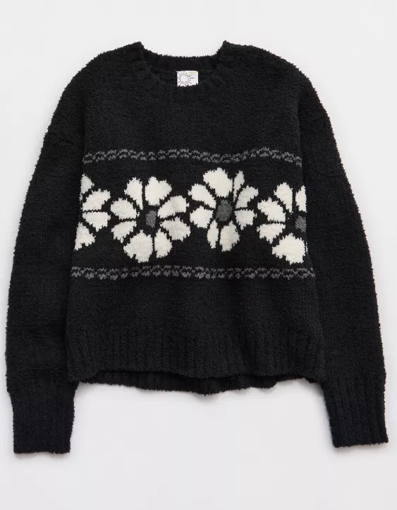 OFFLINE By Aerie Marshmallow Crewneck Sweater - Image 3