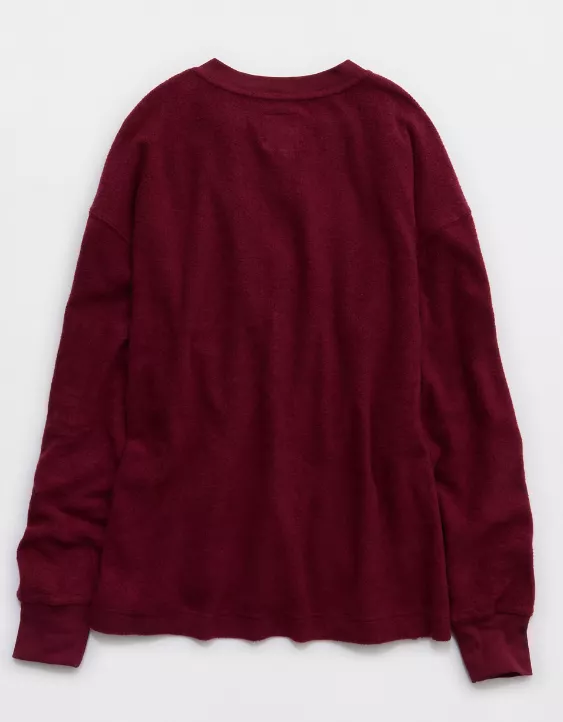 Aerie Sherpa Henley Sweatshirt - Image 4