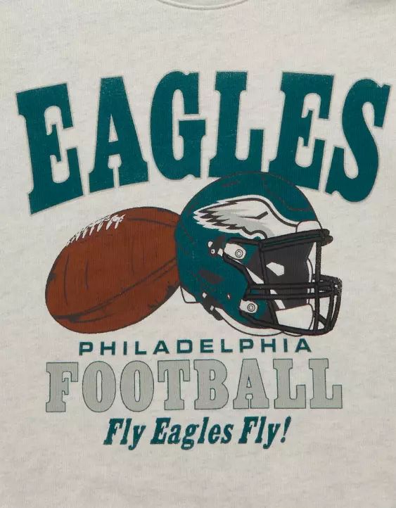 NFL Philadelphia Eagles Graphic Relaxed Fit Sweatshirt - Image 6