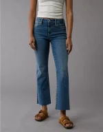 AE Next Level High-Waisted Kick Bootcut Crop Jean