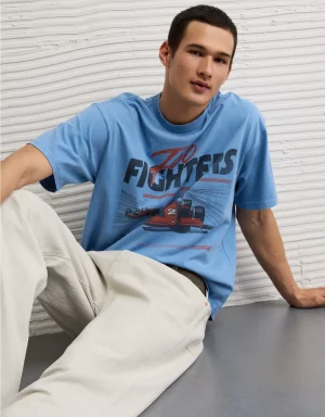 AE Boxy Foo Fighters Graphic T-Shirt