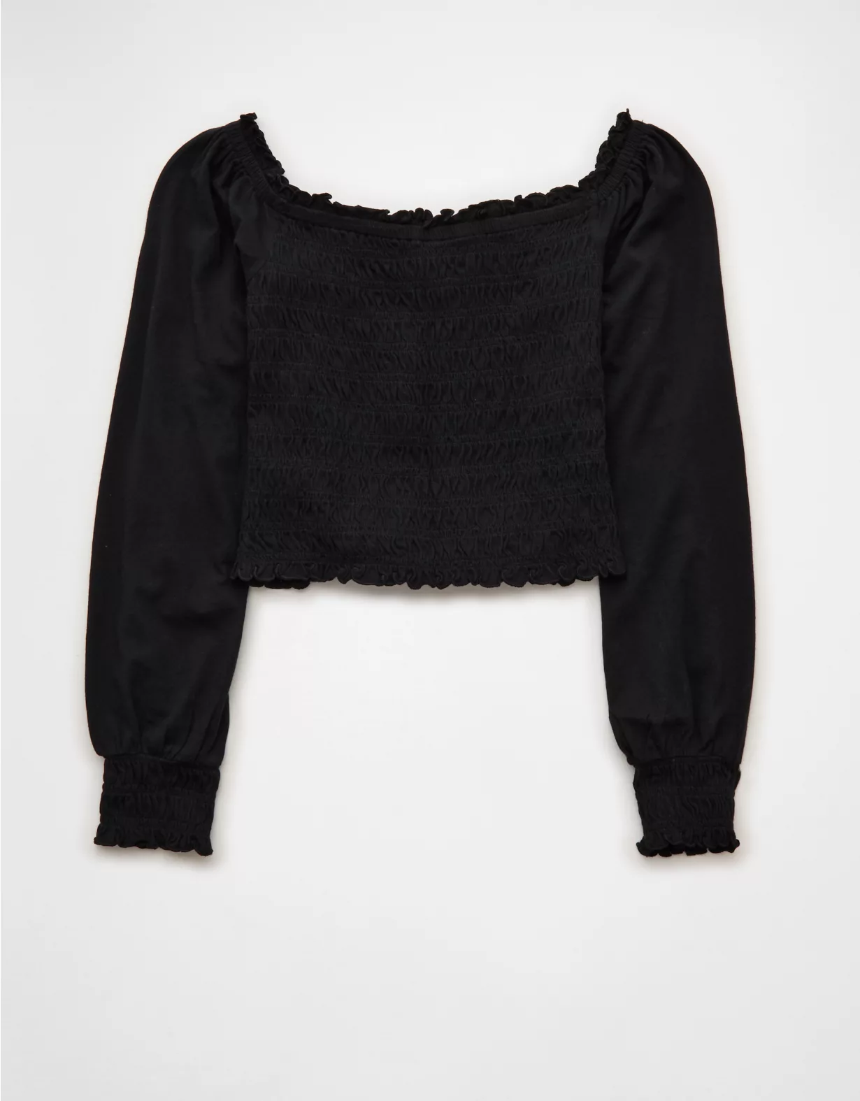 AE Sunchaser Off-the-Shoulder Smocked Tee - Image 2