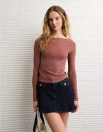 AE Long Sleeve Boatneck Baby Tee