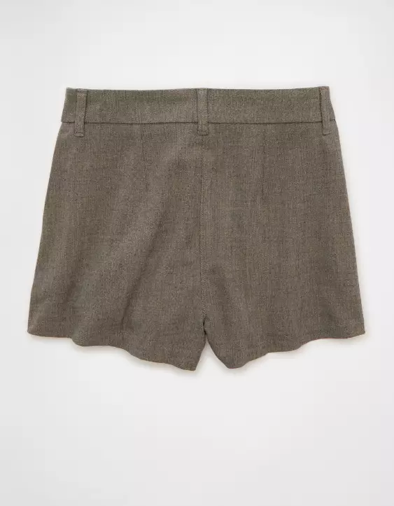 AE Super High-Waisted Pleated Trouser Short - Image 4