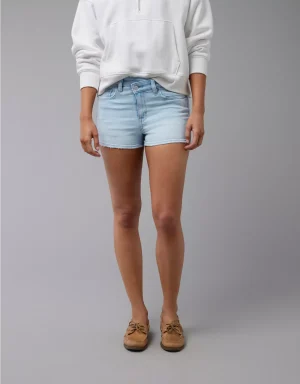 AE Next Level High-Waisted Denim Short Short