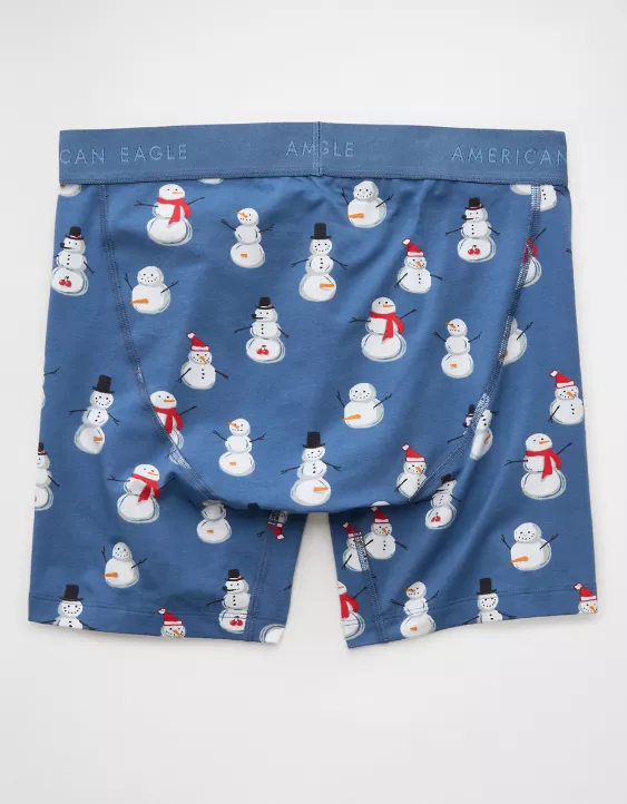 AEO Men's Naughty Snowman 6" Classic Boxer Brief - Image 4