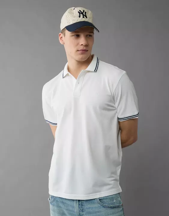 AE 24/7 Club Pique Polo Shirt - Image 2