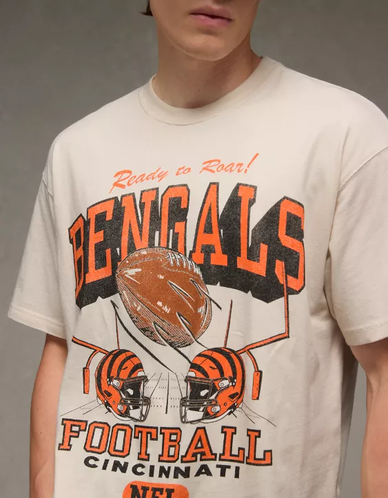 NFL Boxy Cincinnati Bengals Graphic T-Shirt - Image 7