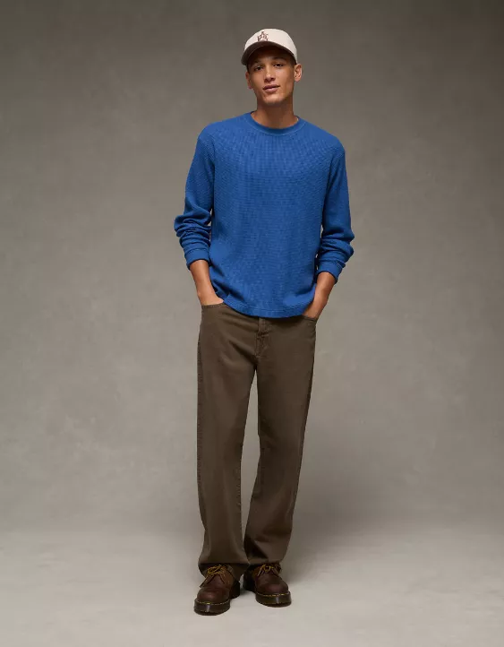 AE Cozy Waffle Thermal T-Shirt - Image 5