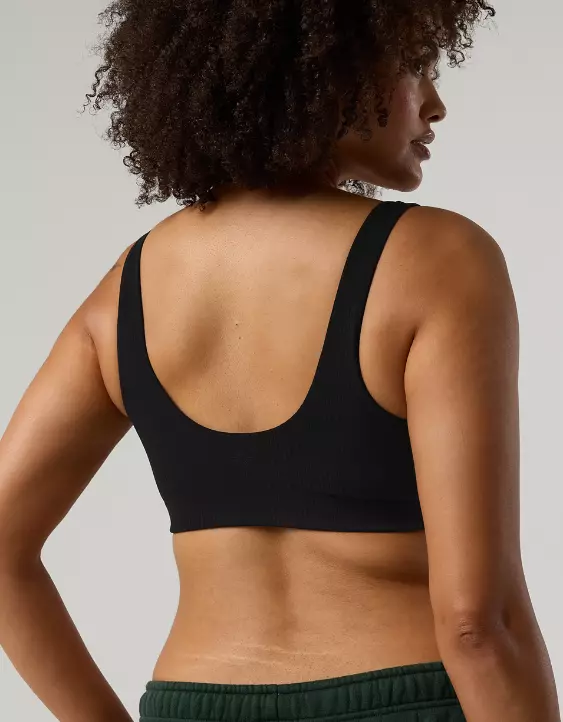 OFFLINE By Aerie Real Me XTRA Ribbed Classic Sports Bra - Image 2