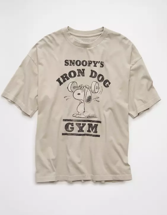 AE Boxy Snoopy Graphic T-Shirt - Image 3