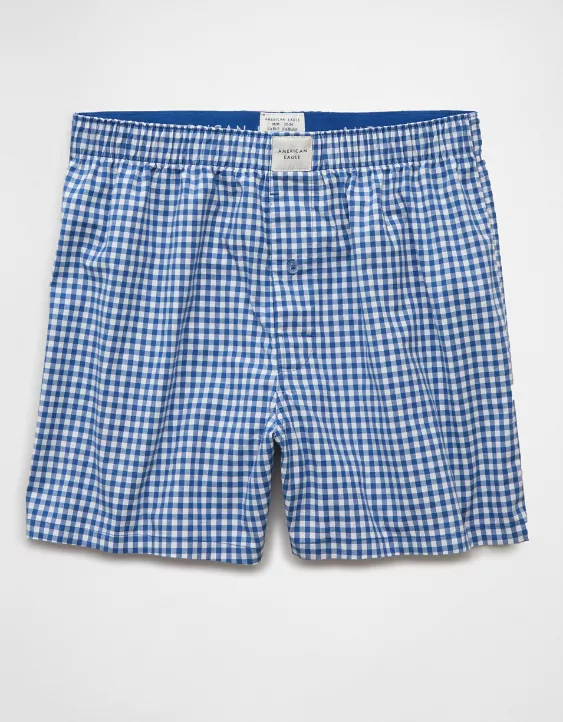 AEO Stretch Plaid Classic Boxer Short - Image 3