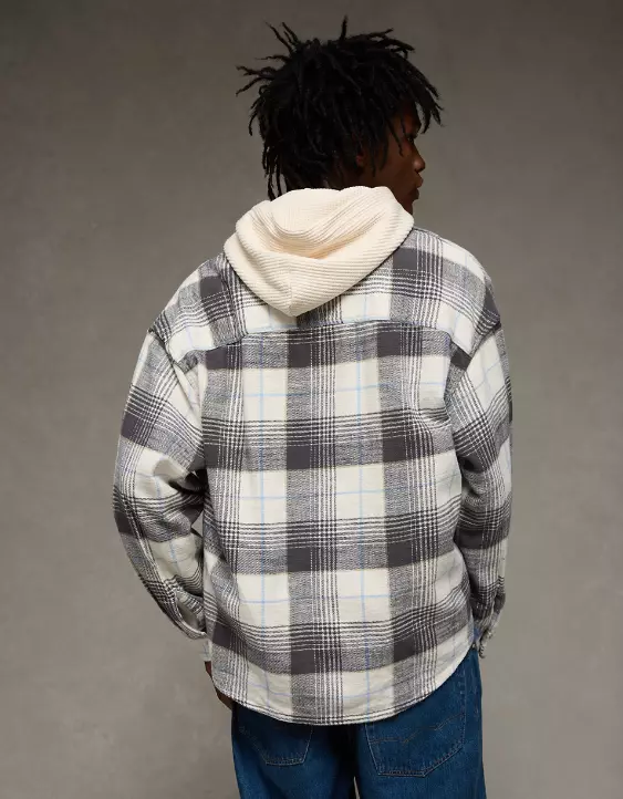 AE Boxy Flannel Shirt - Image 3