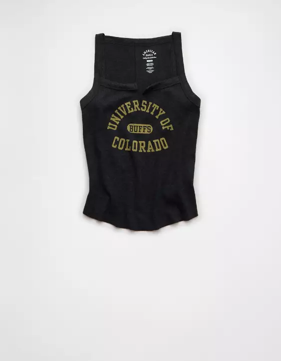 AE Colorado Buffaloes Graphic Notch Neck Tank Top - Image 3
