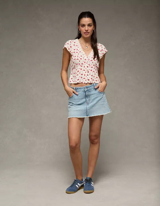 AE Lace Trim Blouse - Image 5