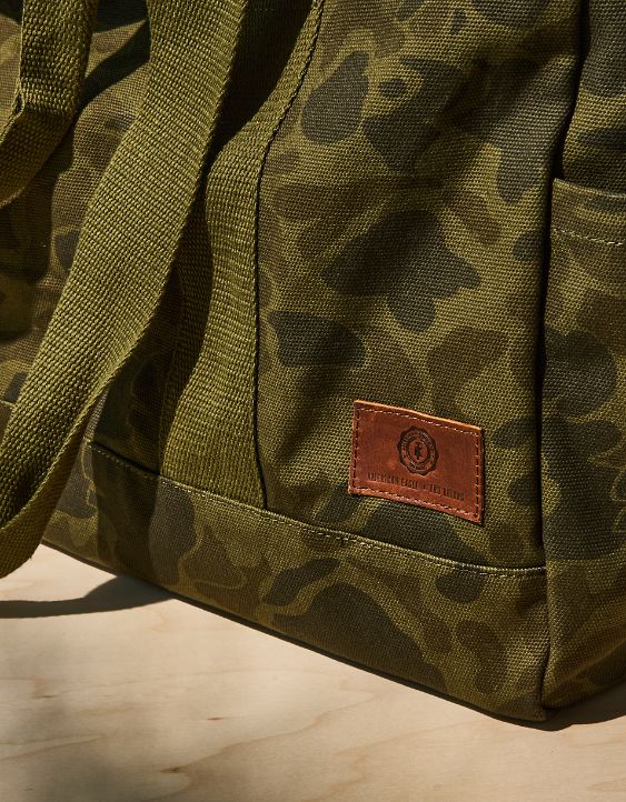 AE x Tru Kolors Camo Canvas Tote Bag - Image 6
