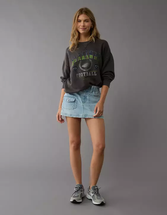 NFL Seattle Seahawks Crew Neck Sweatshirt - Image 5