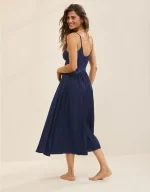 Aerie Satin At The Barre Dress