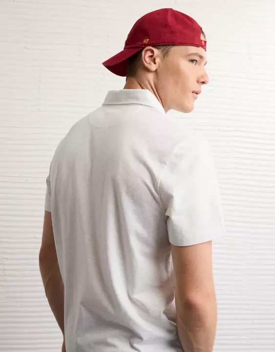 AE 24/7 USC Trojans Graphic Club Polo Shirt - Image 2