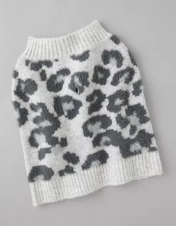 ABO Leopard Print Dog Sweater - Image 3